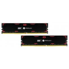 Озу GoodRAM DDR4 16GB (2x8GB) 2400Mhz IRDM Black (IR-2400D464L15S/16GDC) (Восстановлено продавцом, 891422)