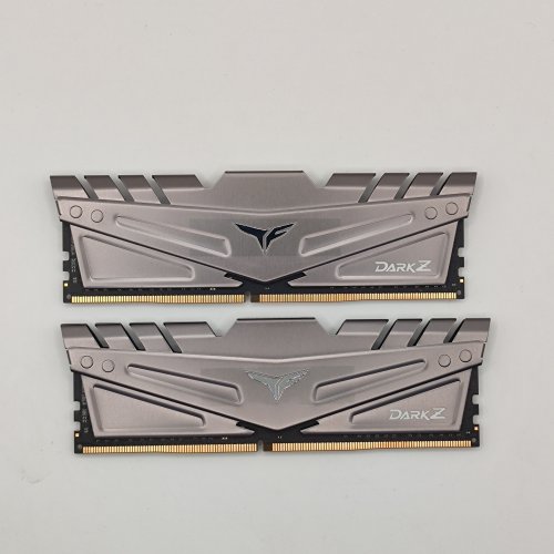 Озу Team DDR4 16GB (2x8GB) 3200Mhz T-Force Vulcan Z Grey (TLZGD416G3200HC16CDC01) (Восстановлено продавцом, 891426) купить в Украине: Киев, Днепр, Харьков, Одесса  | Проверка совместимости, низкая цена, отзывы, характеристики от TELEMART фото