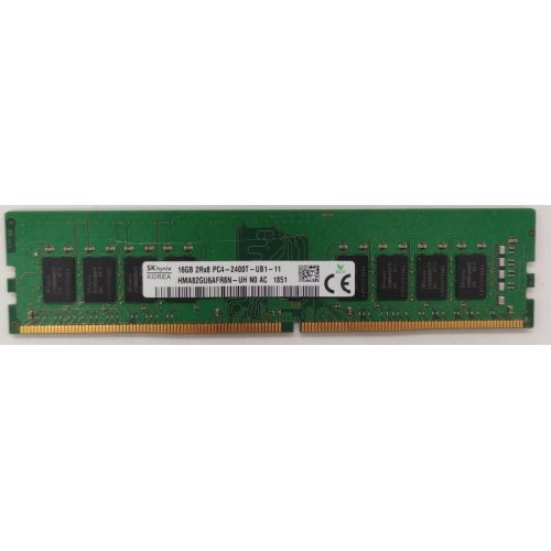 Озп Hynix DDR4 16GB 2400Mhz (HMA82GU6AFR8N-UH) (Відновлено продавцем, 891444) купити в Україні: Київ, Львів, Хмельницький, Тернопіль, Івано-Франківськ | Перевірка сумісності, низька ціна, відгуки, характеристики від TELEMART фото
