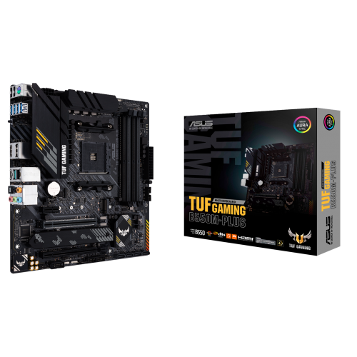 Материнская плата Asus TUF GAMING B550M-PLUS (sAM4, AMD B550) (Восстановлено продавцом, 891540) купить в Украине: Киев, Днепр, Харьков, Одесса  | Проверка совместимости, низкая цена, отзывы, характеристики от TELEMART фото