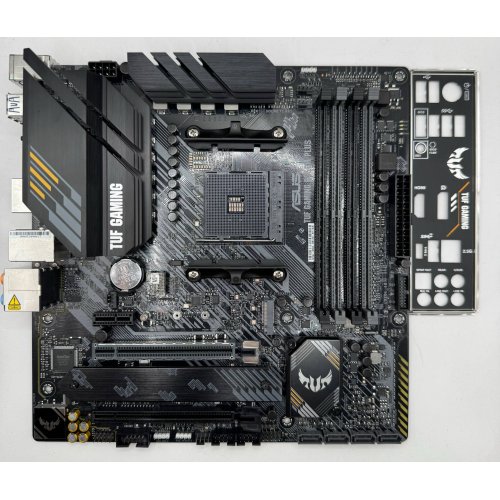 Материнская плата Asus TUF GAMING B550M-PLUS (sAM4, AMD B550) (Восстановлено продавцом, 891540) купить в Украине: Киев, Днепр, Харьков, Одесса  | Проверка совместимости, низкая цена, отзывы, характеристики от TELEMART фото