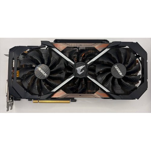 Видеокарта Gigabyte GeForce GTX 1080 TI AORUS 11264MB (GV-N108TAORUS-11GD) (Следы Установки) (Восстановлено продавцом, 891545) купить в Украине: Киев, Днепр, Харьков, Одесса  | Проверка совместимости, низкая цена, отзывы, характеристики от TELEMART фото
