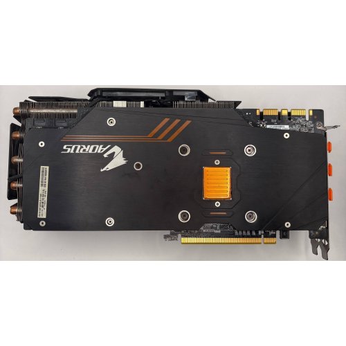 Видеокарта Gigabyte GeForce GTX 1080 TI AORUS 11264MB (GV-N108TAORUS-11GD) (Следы Установки) (Восстановлено продавцом, 891545) купить в Украине: Киев, Днепр, Харьков, Одесса  | Проверка совместимости, низкая цена, отзывы, характеристики от TELEMART фото