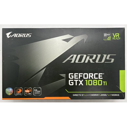 Видеокарта Gigabyte GeForce GTX 1080 TI AORUS 11264MB (GV-N108TAORUS-11GD) (Следы Установки) (Восстановлено продавцом, 891545) купить в Украине: Киев, Днепр, Харьков, Одесса  | Проверка совместимости, низкая цена, отзывы, характеристики от TELEMART фото
