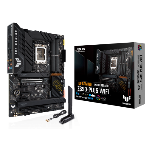 Материнская плата Asus TUF GAMING Z690-PLUS WIFI (s1700, Z690) (Восстановлено продавцом, 891552) купить в Украине: Киев, Днепр, Харьков, Одесса  | Проверка совместимости, низкая цена, отзывы, характеристики от TELEMART фото