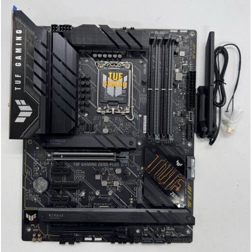 Материнская плата Asus TUF GAMING Z690-PLUS WIFI (s1700, Z690) (Восстановлено продавцом, 891552) купить в Украине: Киев, Днепр, Харьков, Одесса  | Проверка совместимости, низкая цена, отзывы, характеристики от TELEMART фото