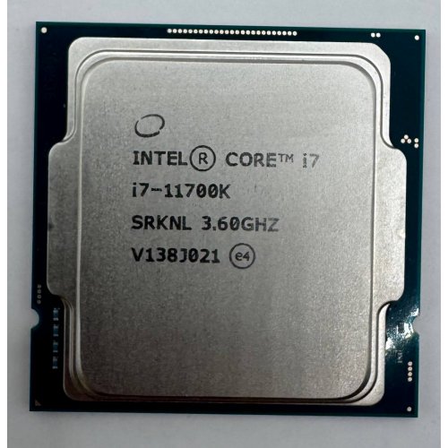 Процесор Intel Core i7-11700K 3.6(5.0)GHz 16MB s1200 Tray (CM8070804488629) (Відновлено продавцем, 891555) купити в Україні: Київ, Львів, Хмельницький, Тернопіль, Івано-Франківськ | Перевірка сумісності, низька ціна, відгуки, характеристики від TELEMART фото