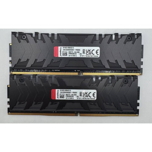 Озп Kingston DDR4 16GB (2x8GB) 3600Mhz FURY Renegade RGB Black (KF436C16RBAK2/16) (Відновлено продавцем, 891556) купити в Україні: Київ, Львів, Хмельницький, Тернопіль, Івано-Франківськ | Перевірка сумісності, низька ціна, відгуки, характеристики від TELEMART фото