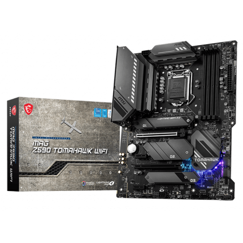 Материнська плата MSI MAG Z590 TOMAHAWK WIFI (s1200, Intel Z590) (Відновлено продавцем, 891557) купити в Україні: Київ, Львів, Хмельницький, Тернопіль, Івано-Франківськ | Перевірка сумісності, низька ціна, відгуки, характеристики від TELEMART фото