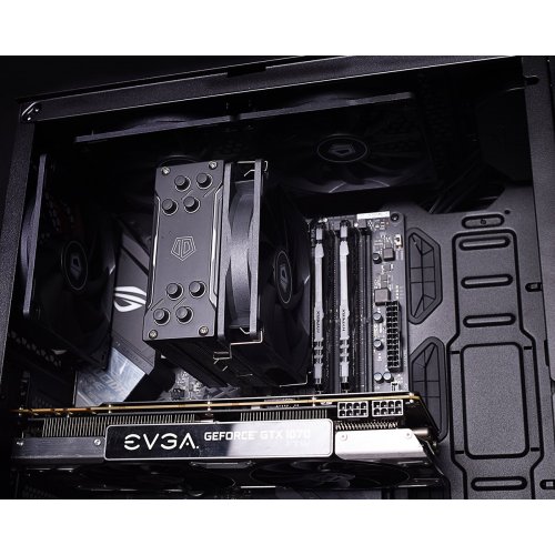 Кулер ID-Cooling SE-224-XT BLACK (SE-224-XT BLACK) (Відновлено продавцем, 891599) купити в Україні: Київ, Львів, Хмельницький, Тернопіль, Івано-Франківськ | Перевірка сумісності, низька ціна, відгуки, характеристики від TELEMART фото