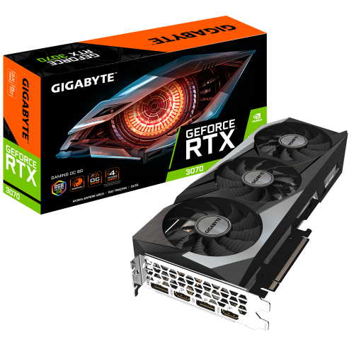 Відеокарта Gigabyte GeForce RTX 3070 Gaming OC 8192MB (GV-N3070GAMING OC-8GD 2.0) (Відновлено продавцем, 891606) купити в Україні: Київ, Львів, Хмельницький, Тернопіль, Івано-Франківськ | Перевірка сумісності, низька ціна, відгуки, характеристики від TELEMART фото
