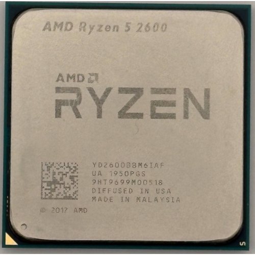 Процесор AMD Ryzen 5 2600 3.4(3.9)GHz 16MB sAM4 Box (YD2600BBAFBOX) (Відновлено продавцем, 891613) купити в Україні: Київ, Львів, Хмельницький, Тернопіль, Івано-Франківськ | Перевірка сумісності, низька ціна, відгуки, характеристики від TELEMART фото