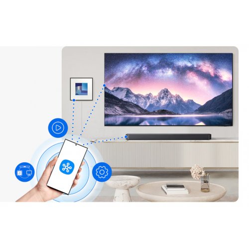 Саундбар Samsung HW-Q600H/UA купити в Україні: Київ, Львів, Хмельницький, Тернопіль, Івано-Франківськ | Низька ціна, відгуки, характеристики від TELEMART фото