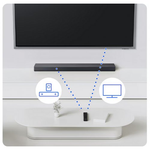 Саундбар Samsung HW-QS90H/UA купити в Україні: Київ, Львів, Хмельницький, Тернопіль, Івано-Франківськ | Низька ціна, відгуки, характеристики від TELEMART фото