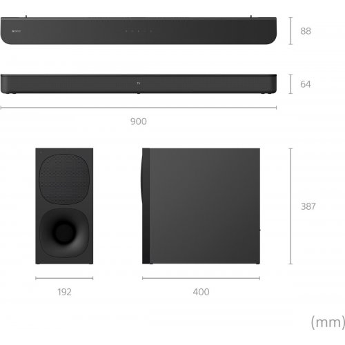 Саундбар Sony HT-S400 (HTS400.AF1) купити в Україні | Telemart фото