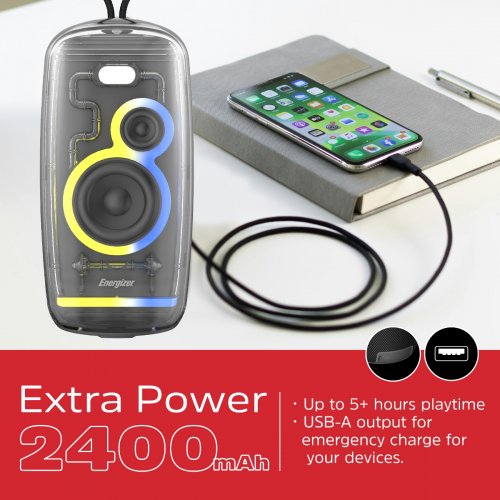 Портативна акустика Energizer BTS164 16W Black купити в Україні: Київ, Львів, Хмельницький, Тернопіль, Івано-Франківськ | Низька ціна, відгуки, характеристики від TELEMART фото