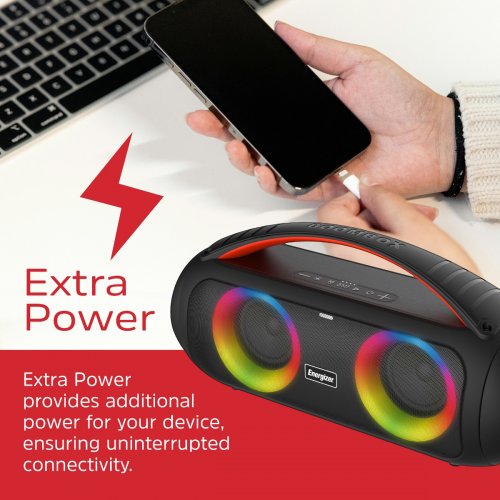 Портативна акустика Energizer BTS258 20W Black купити в Україні: Київ, Львів, Хмельницький, Тернопіль, Івано-Франківськ | Низька ціна, відгуки, характеристики від TELEMART фото
