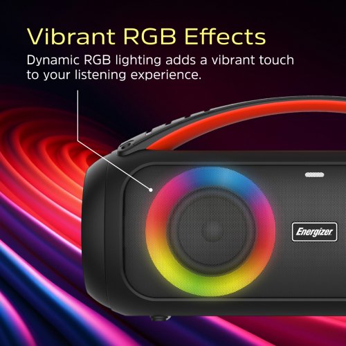 Портативна акустика Energizer BTS258 20W Black купити в Україні: Київ, Львів, Хмельницький, Тернопіль, Івано-Франківськ | Низька ціна, відгуки, характеристики від TELEMART фото