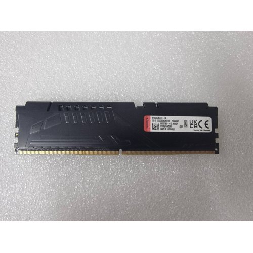 Уцінка озп Kingston DDR5 32GB 6000Mhz FURY Beast Black (KF560C36BBE-32) (Сліди використання, 891770) купити в Україні: Київ, Львів, Хмельницький, Тернопіль, Івано-Франківськ | Перевірка сумісності, низька ціна, відгуки, характеристики від TELEMART фото