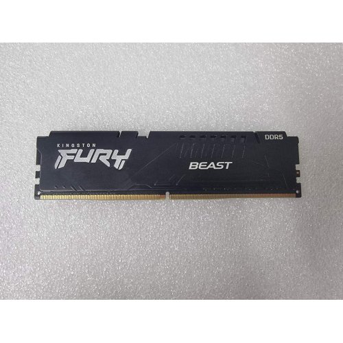 Уцінка озп Kingston DDR5 32GB 6000Mhz FURY Beast Black (KF560C36BBE-32) (Сліди використання, 891770) купити в Україні: Київ, Львів, Хмельницький, Тернопіль, Івано-Франківськ | Перевірка сумісності, низька ціна, відгуки, характеристики від TELEMART фото