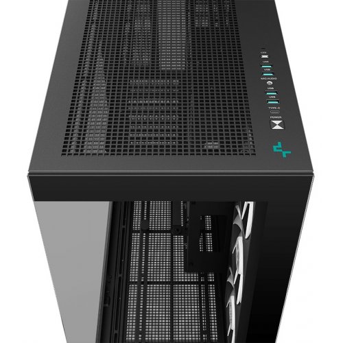 Уцінка корпус Deepcool CH780 Tempered Glass без БЖ (R-CH780-BKADE41-G-1) Black (Розкрита упаковка, 891786) купити в Україні: Київ, Львів, Хмельницький, Тернопіль, Івано-Франківськ | Перевірка сумісності, низька ціна, відгуки, характеристики від TELEMART фото