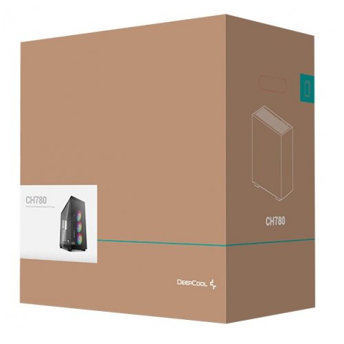 Уцінка корпус Deepcool CH780 Tempered Glass без БЖ (R-CH780-BKADE41-G-1) Black (Розкрита упаковка, 891786) купити в Україні: Київ, Львів, Хмельницький, Тернопіль, Івано-Франківськ | Перевірка сумісності, низька ціна, відгуки, характеристики від TELEMART фото