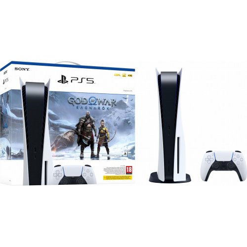 Ігрова консоль Sony PlayStation 5 Ultra HD Blu-ray (God of War Ragnarok) (9450993) (Відновлено продавцем, 891798) купити в Україні: Київ, Львів, Хмельницький, Тернопіль, Івано-Франківськ | Низька ціна, відгуки, характеристики від TELEMART фото