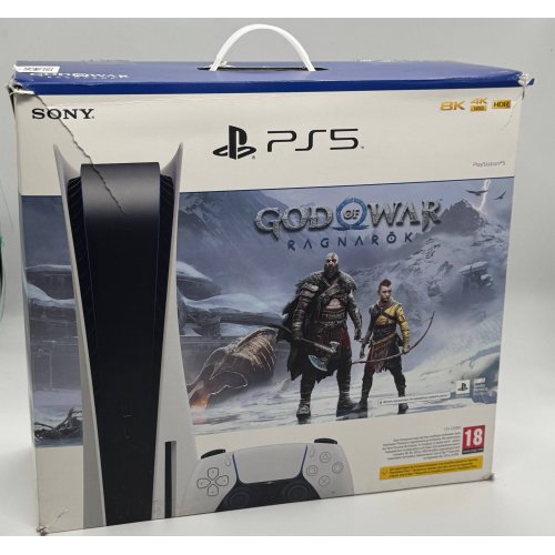 Ігрова консоль Sony PlayStation 5 Ultra HD Blu-ray (God of War Ragnarok) (9450993) (Відновлено продавцем, 891798) купити в Україні: Київ, Львів, Хмельницький, Тернопіль, Івано-Франківськ | Низька ціна, відгуки, характеристики від TELEMART фото