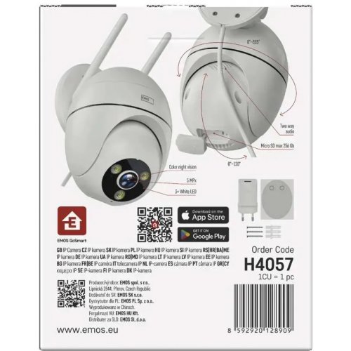 IP-камера Emos H4057 GoSmart Wi-Fi купить в Украине | Telemart фото