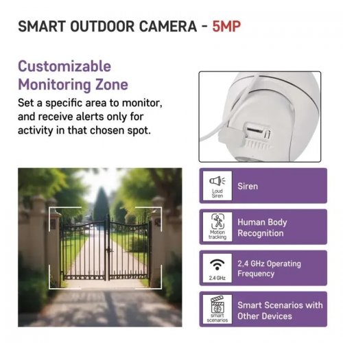 IP-камера Emos H4057 GoSmart Wi-Fi купить в Украине | Telemart фото