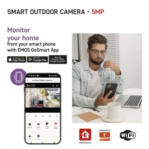 IP-камера Emos H4057 GoSmart Wi-Fi купить в Украине | Telemart фото