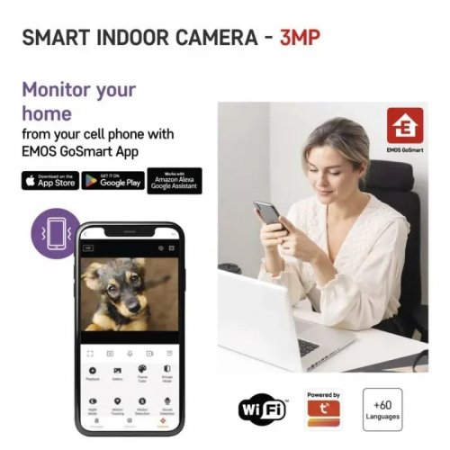 IP-камера Emos H4061 GoSmart Wi-Fi купить в Украине | Telemart фото