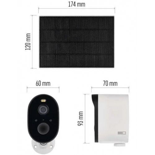 IP-камера Emos H4073 GoSmart Wi-Fi купить в Украине | Telemart фото