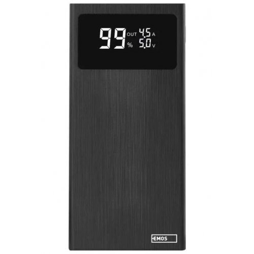 Powerbank Emos BetaQ 10000mAh 22.5W (B0531B) Black купить в Украине: Киев, Днепр, Харьков, Одесса  | Низкая цена, отзывы, характеристики от TELEMART фото