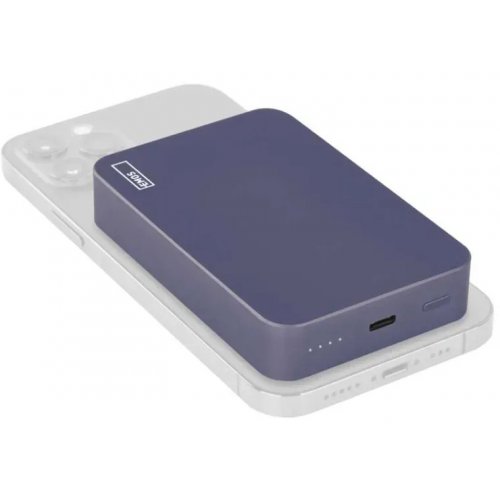 Powerbank Emos MagSafe 10000mAh 20W (B0551BL) Blue купить в Украине: Киев, Днепр, Харьков, Одесса  | Низкая цена, отзывы, характеристики от TELEMART фото
