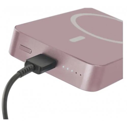 Powerbank Emos MagSafe 10000mAh 20W (B0551S) Pink купить в Украине: Киев, Днепр, Харьков, Одесса  | Низкая цена, отзывы, характеристики от TELEMART фото