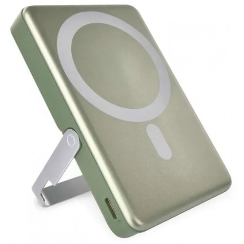 Powerbank Emos MagSafe 10000mAh 20W (B0552AG) Alpine Green купить в Украине: Киев, Днепр, Харьков, Одесса  | Низкая цена, отзывы, характеристики от TELEMART фото