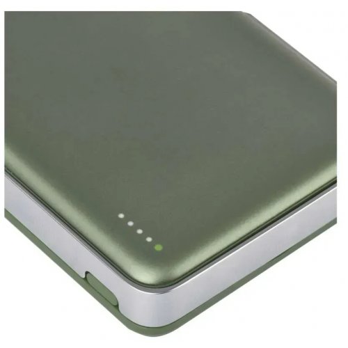 Powerbank Emos MagSafe 10000mAh 20W (B0552AG) Alpine Green купить в Украине: Киев, Днепр, Харьков, Одесса  | Низкая цена, отзывы, характеристики от TELEMART фото