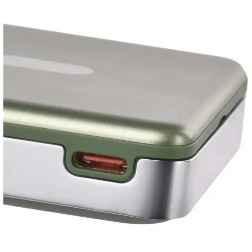 Powerbank Emos MagSafe 10000mAh 20W (B0552AG) Alpine Green купить в Украине: Киев, Днепр, Харьков, Одесса  | Низкая цена, отзывы, характеристики от TELEMART фото