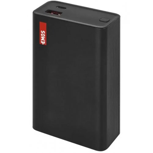 Powerbank Emos 20000mAh 65W (B0560B) Black купити в Україні: Київ, Львів, Хмельницький, Тернопіль, Івано-Франківськ | Низька ціна, відгуки, характеристики від TELEMART фото