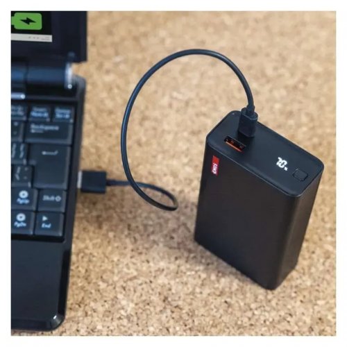 Powerbank Emos 20000mAh 65W (B0560B) Black купити в Україні: Київ, Львів, Хмельницький, Тернопіль, Івано-Франківськ | Низька ціна, відгуки, характеристики від TELEMART фото