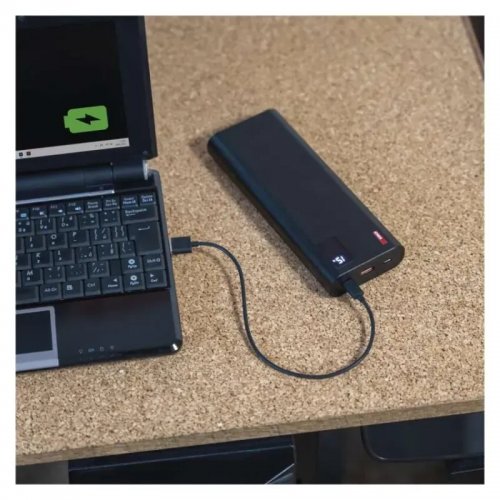 Powerbank Emos 27000mAh 100W (B0561B) Black купити в Україні: Київ, Львів, Хмельницький, Тернопіль, Івано-Франківськ | Низька ціна, відгуки, характеристики від TELEMART фото