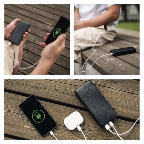 Powerbank Emos 20000mAh 22.5W (B0572B) Black купить в Украине: Киев, Днепр, Харьков, Одесса  | Низкая цена, отзывы, характеристики от TELEMART фото