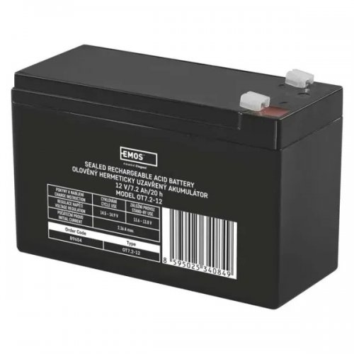 Аккумуляторная батарея Emos 12V 7.2Ah (B9654) купить в Украине | Telemart фото