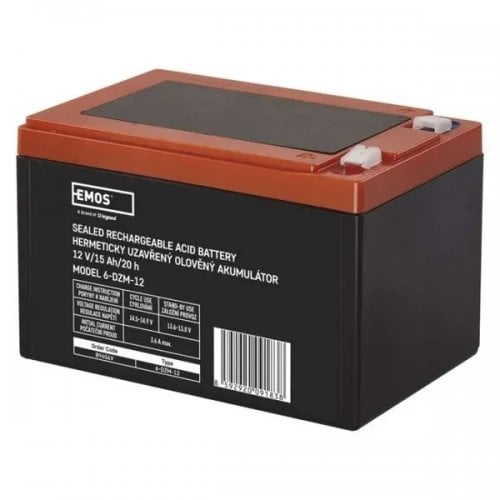 Аккумуляторная батарея Emos 12V 15Ah (B9656V) купить в Украине | Telemart фото