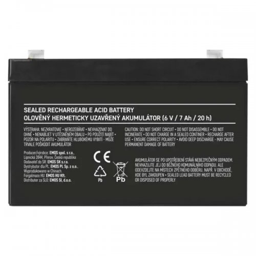 Аккумуляторная батарея Emos 6V 7Ah (B9659) купить в Украине | Telemart фото