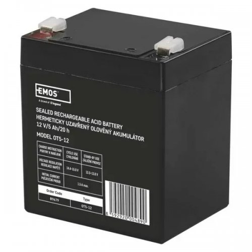Аккумуляторная батарея Emos 12V 5Ah (B9679) купить в Украине | Telemart фото
