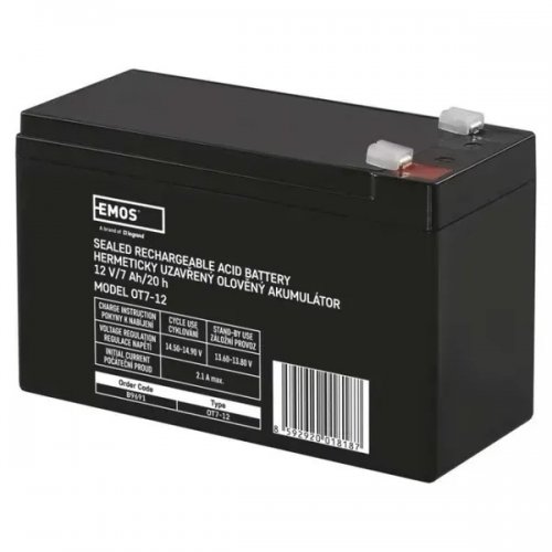 Аккумуляторная батарея Emos 12V 7Ah (B9691) купить в Украине | Telemart фото