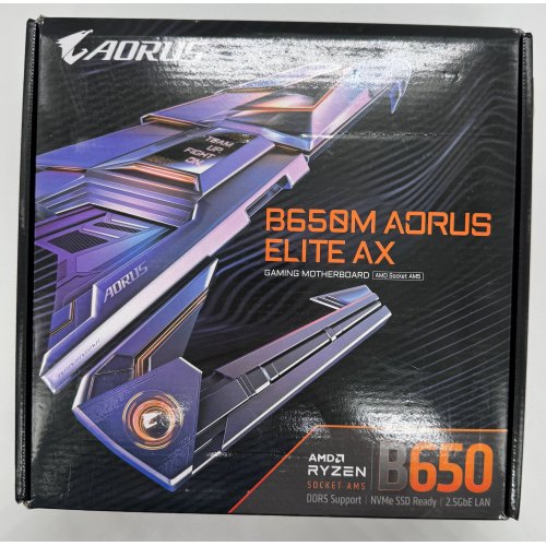 Материнська плата Gigabyte B650M AORUS ELITE AX (sAM5, AMD B650) (Відновлено продавцем, 891861) купити в Україні | Telemart фото
