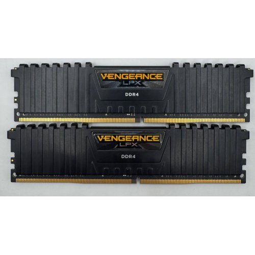Озп Corsair DDR4 32GB (2x16GB) 3600Mhz Vengeance LPX Black (CMK32GX4M2D3600C18) (Відновлено продавцем, 891872) купити в Україні: Київ, Львів, Хмельницький, Тернопіль, Івано-Франківськ | Перевірка сумісності, низька ціна, відгуки, характеристики від TELEMART фото
